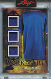2026 Phil Sims Art of Sport WORK OF ART PURPLE FOIL TRIPLE JERSEY 2/4 RELIC #WA-30 New York Giants