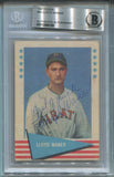 1961 Lloyd Waner Fleer BAS AUTHENTIC AUTO AUTOGRAPH #84 Pittsburgh Pirates 8189