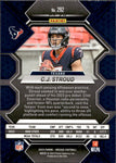 2023 C.J. Stroud Panini Mosaic GREEN PRIZM ROOKIE RC #292 Houston Texans