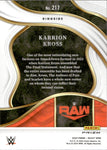 2024 Karrion Kross Panini Select WWE SP RINGSIDE SILVER #217 Monday Night Raw
