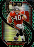 2024 Mike Alstott Panini Select PREMIER LEVEL DRAGON SCALE PRIZM 43/81 #183 Tampa Bay Buccaneers