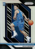 2018-19 Jalen Brunson Panini Prizm SILVER PRIZM ROOKIE RC #250 Dallas Mavericks