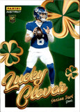 2025 Jaxson Dart Panini Instant LUCKY CLOVER ROOKIE RC #14 New York Giants