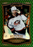 2023-24 Adam Fantilli Upper Deck Stature GREEN ROOKIE 74/375 RC #48 Columbus Blue Jackets