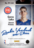 2021-22 Luka Garza Donruss Elite ROOKIE YEARBOOK AUTO AUTOGRAPH #RY-LGA Detroit Pistons