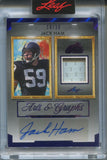 2026 Jack Ham Leaf Art of Sport PURPLE FOIL ARTS & GRAPHS JERSEY AUTO 10/10 AUTOGRAPH RELIC #AG-JH1 Pittsburgh Steelers HOF