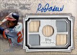 2020 Rod Carew Topps Sterling STERLING SEASONS AUTOGRAPH RELICS 1/1 ONE OF ONE AUTO JERSEY BAT #SSAR-RCA Minnesota Twins