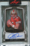 2025 Jeff Garcia Leaf Sports Heroes BRONZE FOIL CLEAR AUTO 19/25 AUTOGRAPH #BA-JG2 San Francisco 49ers