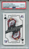 2019-20 Nathan MacKinnon O-PEE-CHEE PLAYING CARDS KING OF SPADES PSA 10 #NA Colorado Avalanche 7292