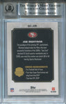 2012 Joe Montana Topps QB IMMORTALS BAS AUTHENTIC 10 AUTO AUTOGRAPH #QIJM San Francisco 49ers HOF 8649