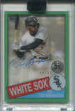 2020 Tim Anderson Topps Clearly Authentic GREEN AUTO 54/99 AUTOGRAPH #TBA-TAN Chicago White Sox