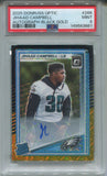 2025 Jihaad Campbell Donruss Optic BLACK GOLD RATED ROOKIE AUTO 14/60 AUTOGRAPH RC PSA 9 #266 Philadelphia Eagles 3661