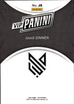 2025 Jannik Sinner Panini National VIP #JS Tennis