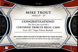 2017 Mike Trout Topps Tribute JERSEY 171/199 RELIC #TR-MT Anaheim Angels