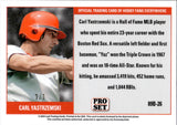 2024 Carl Yastrzemski Leaf Pro Set 1989 DESIGN BLACK LAVA 1/1 ONE OF ONE #89B-26 Boston Red Sox HOF