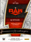 2022 AJ Styles Panini Select WWE SPARKS SHIRT RELIC #SP-AJS Monday NIght Raw