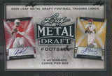 *LAST BOX* 2019 Leaf Metal Draft Football Hobby, Box