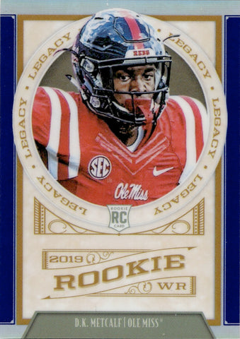 2019 D.K. Metcalf Panini Legacy PURPLE ROOKIE 11/50 RC #149 Seattle Seahawks