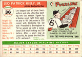 1955 Leo Kiely Topps #36 Boston Red Sox BV $40