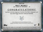 2019 Max Muncy Topps Museum Collection DUAL JERSEY AUTO 094/199 AUTOGRAPH RELIC #SSDA-MM Los Angeles Dodgers