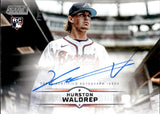 2025 Hurston Waldrep Topps Stadium Club ROOKIE AUTOGRAPH RC AUTO #SCBA-HW Atlanta Braves