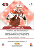 2023 Joe Staley Panini Illusions SUPERLATIVES AUTO 064/199 AUTOGRAPH #S-JSY San Francisco 49ers