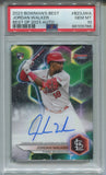2023 Jordan Walker Bowman's Best of 2023 ROOKIE AUTO AUTOGRAPH PSA 10 #B23JWA St. Louis Cardinals