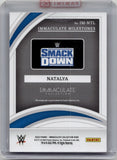 2022 Natalya Panini Immaculate WWE IMMACULATE MILESTONES AUTO 10/49 AUTOGRAPH #IM-NTL Friday Night Smackdown