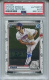 2020 Spencer Strider Bowman Chrome Draft 1ST BOWMAN PSA/DNA AUTHENTIC AUTO AUTOGRAPH #BD-20 Atlanta Braves 3025