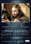 2021 Kerry Ingram as Shireen Baratheon Rittenhouse Game of Thrones The Iron Anniversary Series 2 AUTO AUTOGRAPH #NNO 1