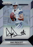 2016 Dak Prescott Panini Prizm HOLO SILVER ROOKIE AUTO AUTOGRAPH #RA-DPS Dallas Cowboys