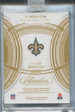 2025 Tyler Shough Panini Flawless HOLO SILVER ROOKIE DUAL PATCH AUTO 09/20 AUTOGRAPH RELIC RC #RDPA-TSH New Orleans Saints