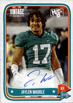 2024 Jaylen Waddle Onyx Vintage HOBBY BOX AUTO AUTOGRAPH #HBJAWA Miami Dolphins