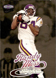 1999 Randy Moss Fleer Ultra GOLD MEDALLION #114G Minnesota Vikings