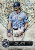 2022 Josh Lowe Bowman Sterling ROOKIE MINI-DIAMOND REFRACTOR 04/99 RC #BSR-11 Tampa Bay Rays