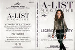 2024 Pam Grier Leaf History Book PURPLE A-LIST MAGAZINE AUTO 02/10 AUTOGRAPH BOOKLET #ALM-PG1 Jackie Brown