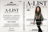 2024 Pam Grier Leaf History Book PURPLE A-LIST MAGAZINE AUTO 02/10 AUTOGRAPH BOOKLET #ALM-PG1 Jackie Brown