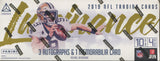 *LAST BOX* 2019 Panini Luminance Football Hobby, Box