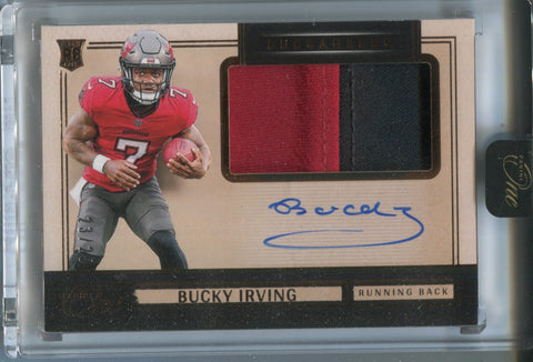 2024 Bucky Irving Panini One BRONZE ROOKIE PATCH AUTO 23/25 AUTOGRAPH RELIC RC #20 Tampa Bay Buccaneers