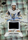 2024-25 Lukas Cormier Upper Deck UD Ice GOLD AUTO PATCH ROOKIE 20/49 RC AUTOGRAPH #106 Vegas Golden Knights
