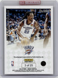 2023-24 Cason Wallace Panini Instant RED ROOKIE DONRUSS SIGNATURE SERIES AUTO 03/25 AUTOGRAPH RC #DSS-4 Oklahoma City Thunder