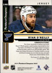 2022-23 Ryan O'Reilly Upper Deck Parkhurst Champions JERSEY RELIC #146 St. Louis Blues