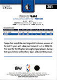 2025-26 Cooper Flagg Topps RAINBOW FOIL ROOKIE RC #201 Dallas Mavericks