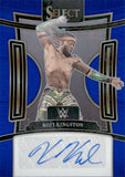 2024 Kofi Kingston Panini Select BLUE AUTO 30/49 AUTOGRAPH #SG-KKG Monday Night Raw