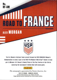 2018-19 Alex Morgan Panini Donruss ROAD TO FRANCE AUTO AUTOGRAPH #RF-AM Team USA