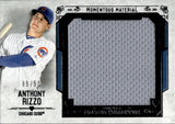 2015 Anthony Rizzo Topps Museum Collection MOMENTOUS MATERIAL RELIC 5/50 GAME-USED MEMORABILIA JERSEY #MMJR-ARY Chicago Cubs