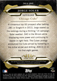 2015 Jorge Soler Topps Tier One NEW GUARD AUTO 274/349 AUTOGRAPH #NGA-JSO Chicago Cubs