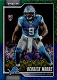 2026 Derrick Moore Topps GREEN & BLUE HOLO FOIL ROOKIE 91/99 RC #317 Detroit Lions