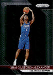 2018-19 Shai Gilgeous-Alexander Panini Prizm ROOKIE RC #184 Los Angeles Clippers 1