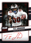 2025 Tez Johnson Panini Luminance YEAR ONE SIGNATURES ROOKIE RED INK AUTO AUTOGRAPH RC #YOS-TJN Tampa Bay Buccaneers